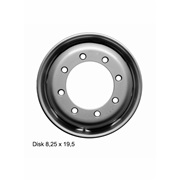 Disk ocelový Lemmerz 8.25 x 19.5 ET146.5 10/225/176 (MZ) STD